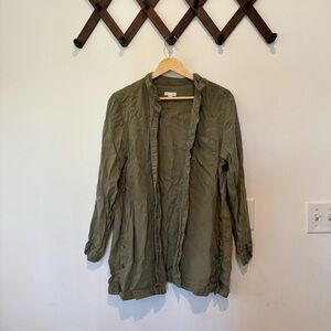 J. Jill Sage Green Button Down Shirt